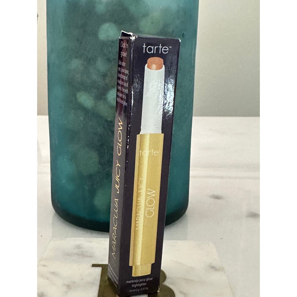 Tarte Maracuja Juicy Glow Highlighter Pen Amber Glow NIB 0.07oz Dewy Vegan